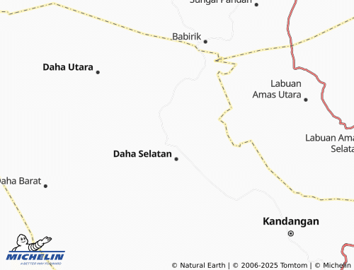 MICHELIN Belah Paikat map - ViaMichelin