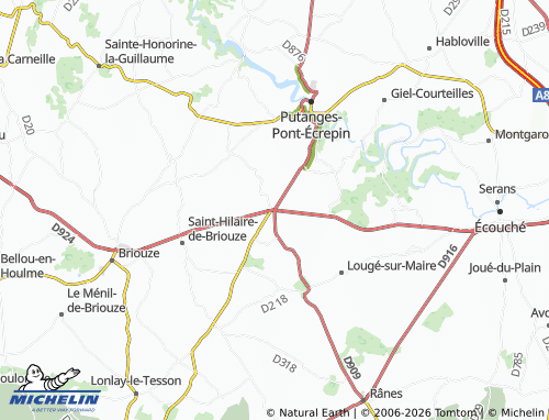 MICHELIN Fromentel map - ViaMichelin