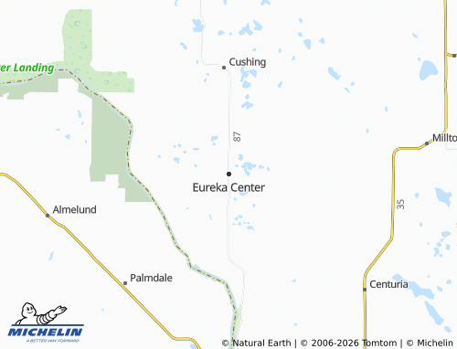Carte MICHELIN Eureka Center - ViaMichelin