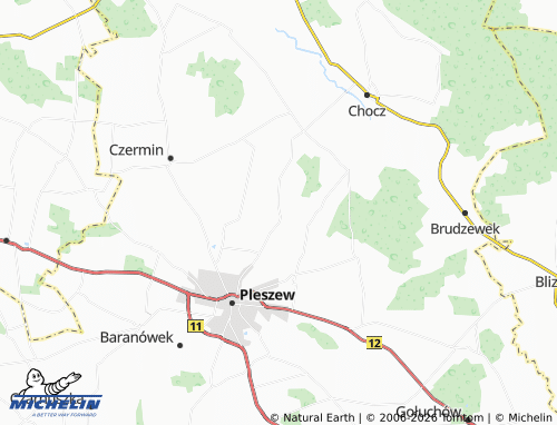 Mapa MICHELIN Pacanowice - ViaMichelin