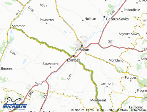 Mappa MICHELIN Lombez - ViaMichelin