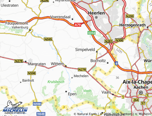 MICHELIN-Landkarte Eys - ViaMichelin