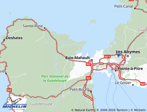 Mappa MICHELIN Lamentin - ViaMichelin