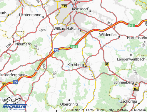 MICHELIN Niedercrinitz map - ViaMichelin