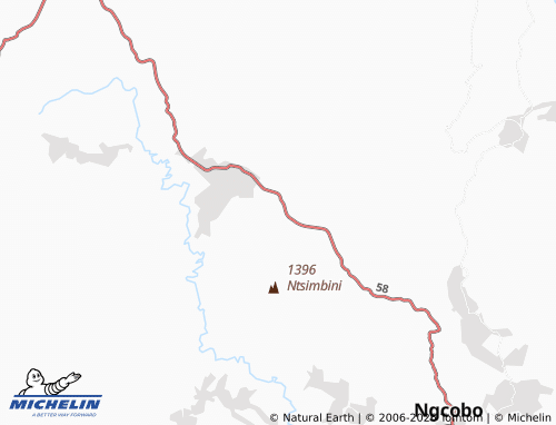 MICHELIN-Landkarte KuGxwalibomvu A - ViaMichelin