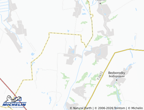 Mapa MICHELIN Bohdany - ViaMichelin