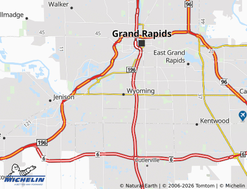 Carte MICHELIN Wyoming - ViaMichelin