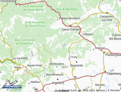 Carte MICHELIN Villespassans - ViaMichelin