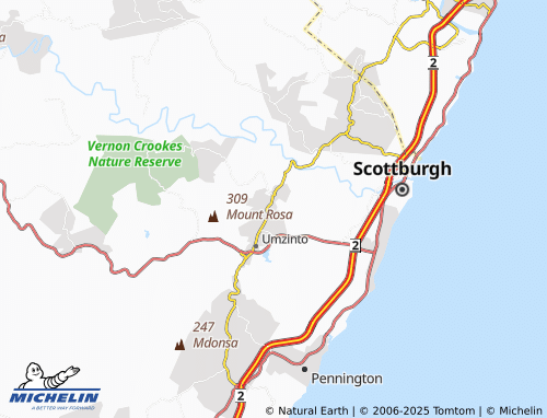 MICHELIN Hazelwood Township map - ViaMichelin