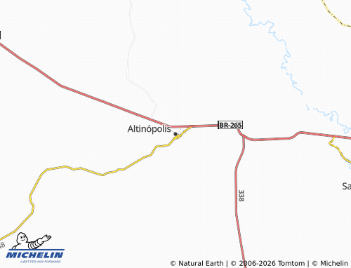 Mapa MICHELIN Altinópolis - ViaMichelin