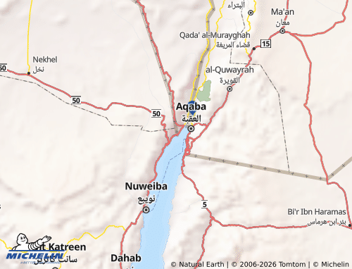 MICHELIN Taba map - ViaMichelin