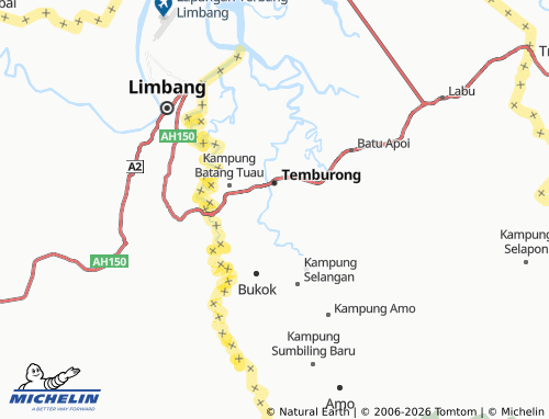 Mapa MICHELIN Kampung Subok - ViaMichelin