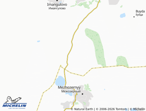 MICHELIN-Landkarte Ural - ViaMichelin