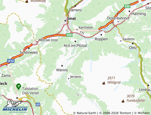 MICHELIN Oberleins map - ViaMichelin