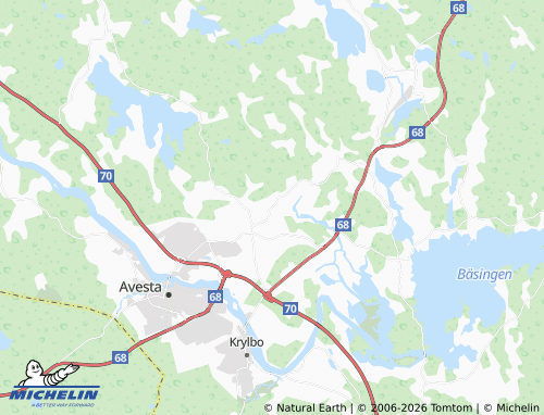 Mapa MICHELIN Östanbyn - ViaMichelin