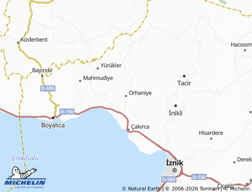 Mappa MICHELIN Orhaniye - ViaMichelin