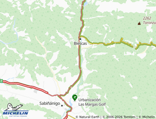 Kaart MICHELIN Escuer - ViaMichelin