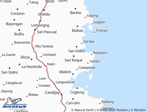 MICHELIN San Roque map - ViaMichelin
