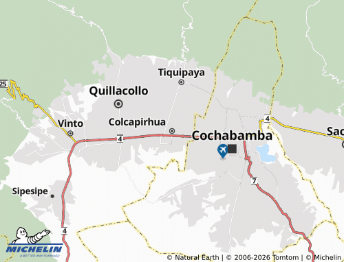 MICHELIN Colcapirhua map - ViaMichelin