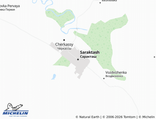 MICHELIN-Landkarte Saraktash - ViaMichelin