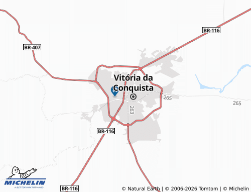 MICHELIN Jurema map - ViaMichelin