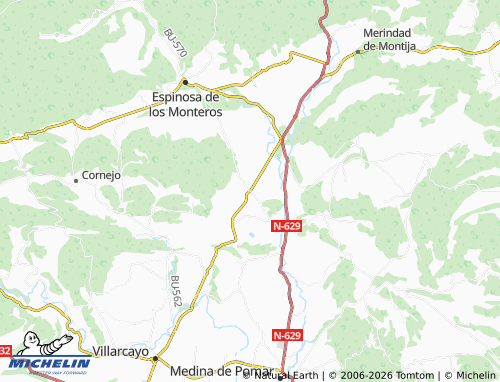 MICHELIN Baranda map - ViaMichelin