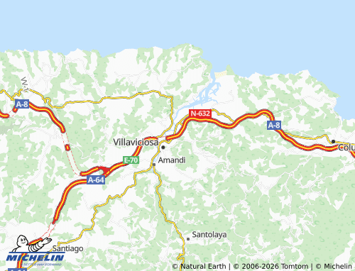 MICHELIN-Landkarte Carda - ViaMichelin