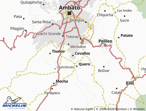 Mappa MICHELIN Cevallos - ViaMichelin