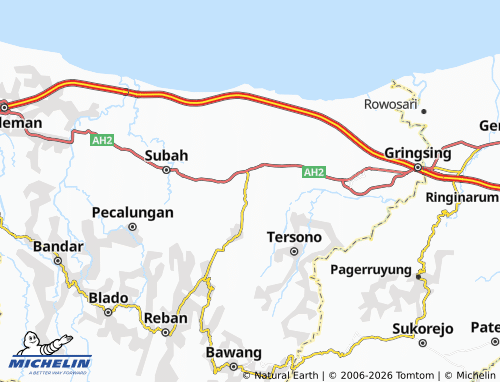 MICHELIN Luwung map - ViaMichelin