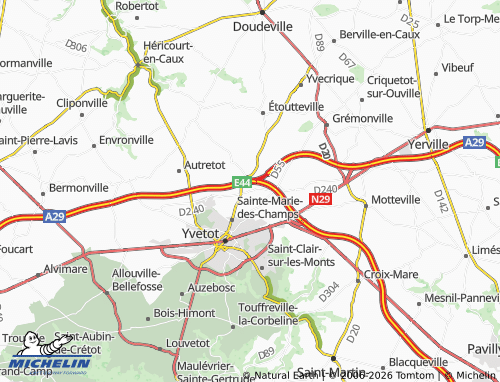 MICHELIN Baons-le-Comte map - ViaMichelin