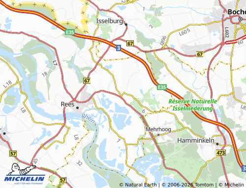 MICHELIN Haldern map - ViaMichelin