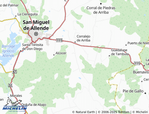 MICHELIN Los Carrizos map - ViaMichelin