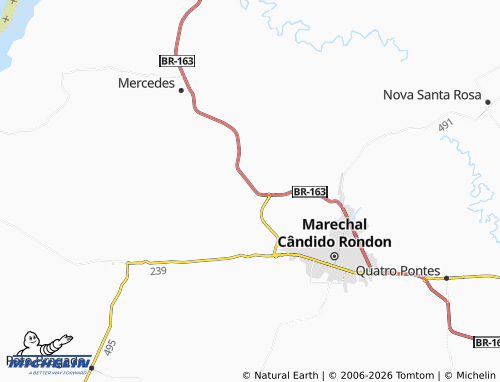 Mappa MICHELIN Novo Horizonte - ViaMichelin