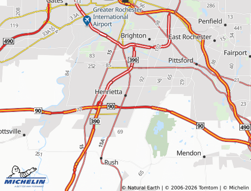 Mappa MICHELIN Henrietta - ViaMichelin