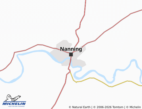 MICHELIN Nanning map - ViaMichelin