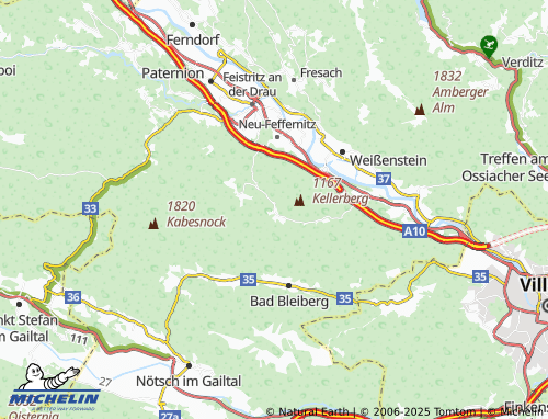 Carte MICHELIN Ebenwald - ViaMichelin