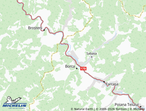 Mappa MICHELIN Pârâul Cârjei - ViaMichelin