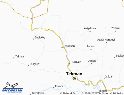 Mappa MICHELIN Taşkesen - ViaMichelin