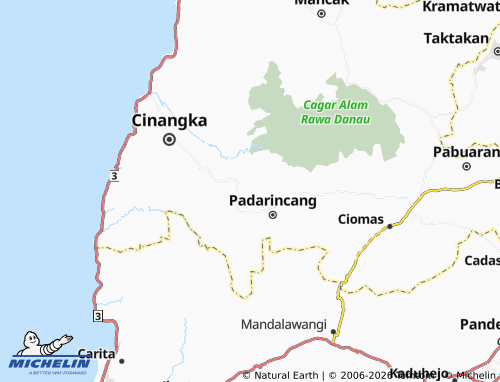 MICHELIN Kramatlaban map - ViaMichelin