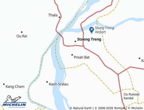 Kaart MICHELIN Preah Bat - ViaMichelin