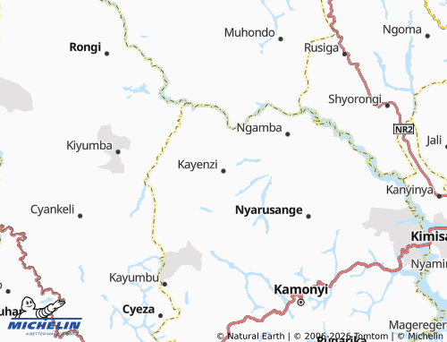 Mapa MICHELIN Kayenzi - ViaMichelin