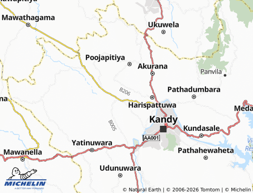 Mappa MICHELIN Thittapajjala North - ViaMichelin