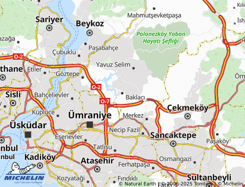 Carte MICHELIN Baklacı - ViaMichelin