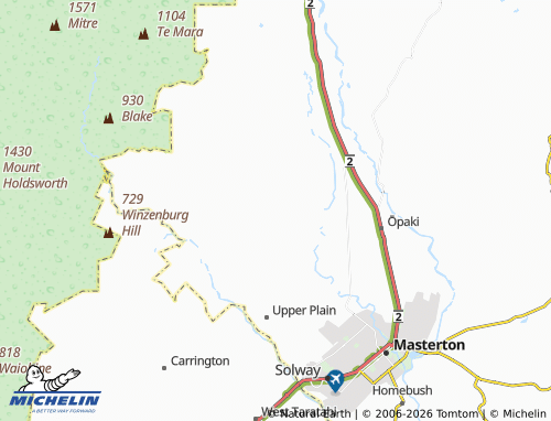 Mapa MICHELIN Matahiwi - ViaMichelin