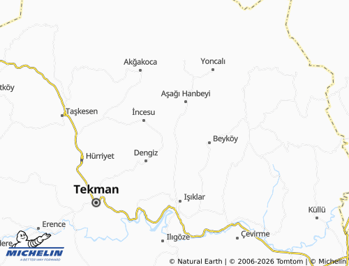MICHELIN Karatepe map - ViaMichelin