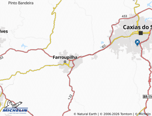 Mapa MICHELIN Centenário - ViaMichelin