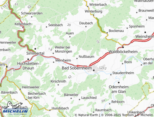 MICHELIN Nußbaum map - ViaMichelin