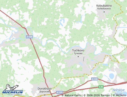 Carte MICHELIN Markovo - ViaMichelin