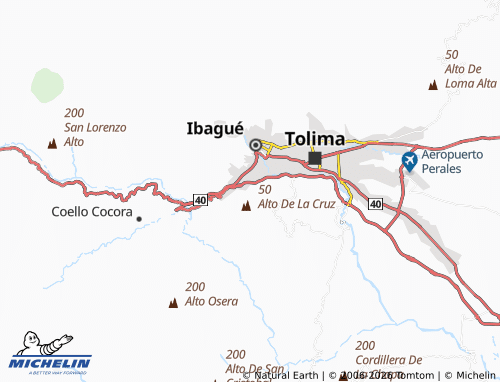 Mapa MICHELIN La Florida Parte Baja - ViaMichelin