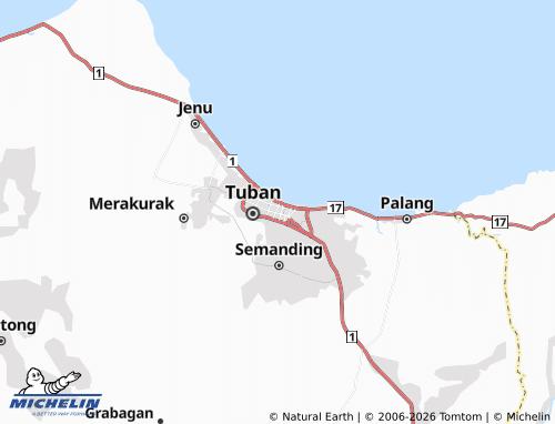Mapa MICHELIN Kutorejo - ViaMichelin